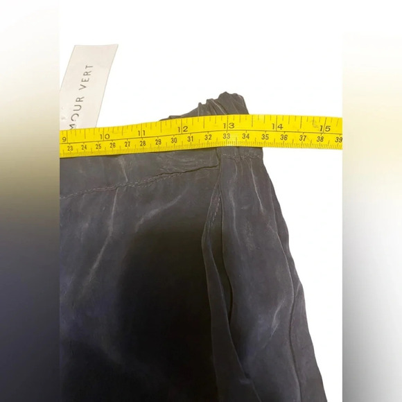 NWT Amour Vert Cupro Pull On Cropped Pants - Picture 8 of 9